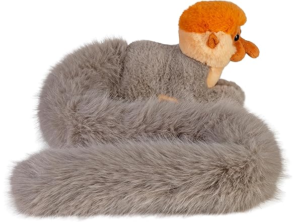 Wild Republic Tailkins Proboscis Monkey, Stuffed Animal