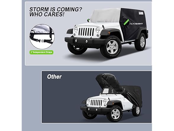 NOVSIGHT 2 Doors Cab Cover