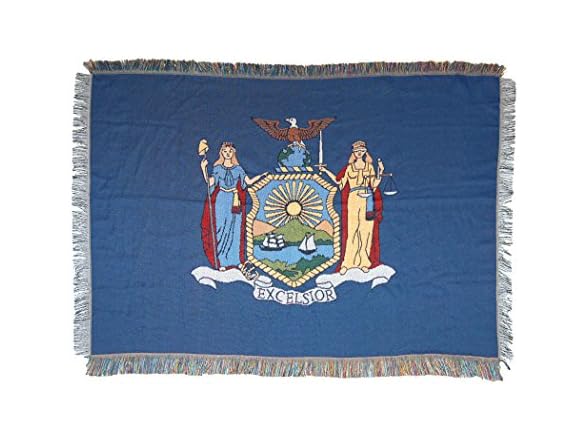 New York State Flag Tapestry Blanket
