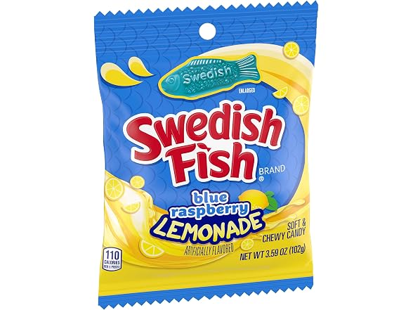 SWEDISH FISH Blue Raspberry Lemonade