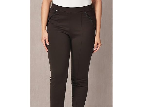 Rafaella Chocolate Ponte Pants (10)