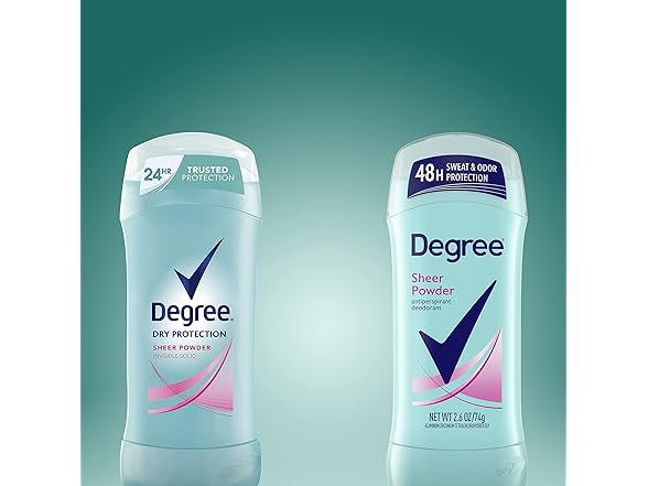 Degree Original Deodorant Sheer Powder 2.6oz 6pk