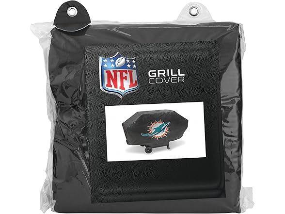 MIAMI DOLPHINS Deluxe Vinyl Grill Cover