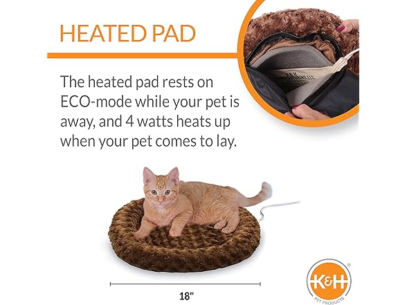 K&H Pet Products Heated Cat Bed