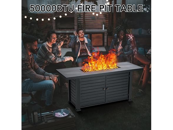 57" Fire Pit Table
