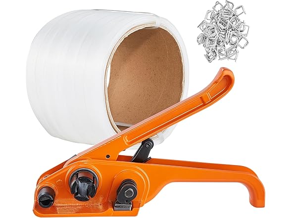 VEVOR Banding Strapping Kit with Strapping Tensioner Tool