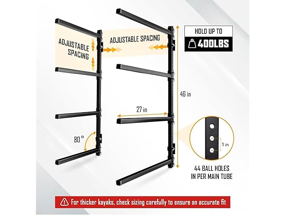 Yes4All Kayak Storage Rack