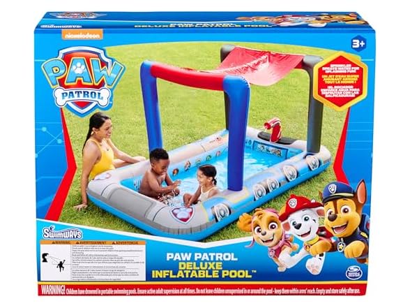 SwimWays Paw Patrol Deluxe Inflatable Pool