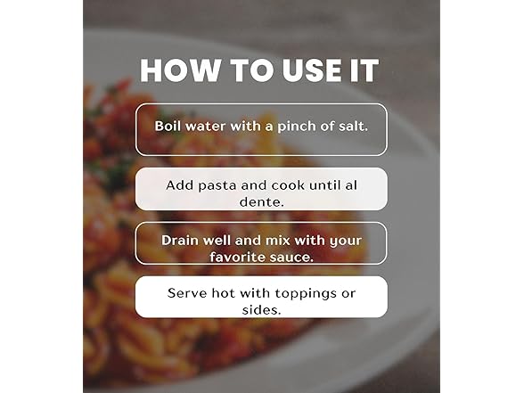 4 Item Set-Rummo Spaghetti, Fusilli, Rigatoni, & Towel