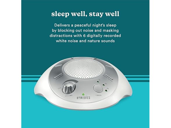 Homedics SoundSleep White Noise Sound Machine