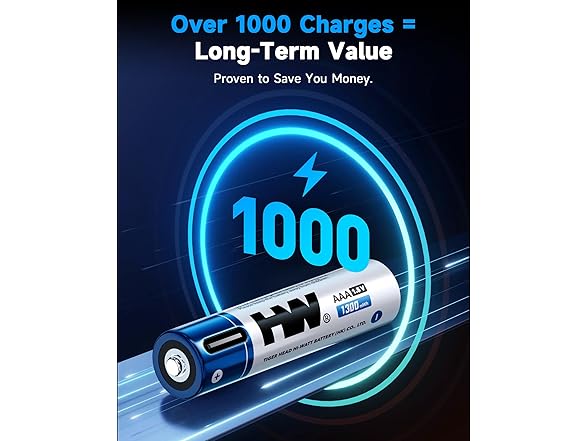 USB Rechargeable AAA Batteries