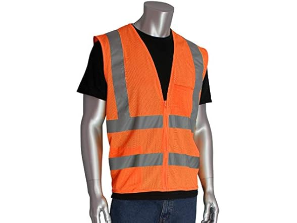 Worktex Standard Class 2 Mesh Safety Vest, 40 Pack