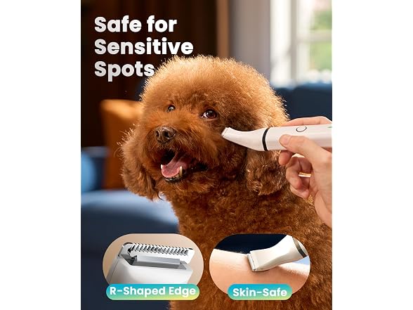 Cordless Dog Trimmer Double Blade