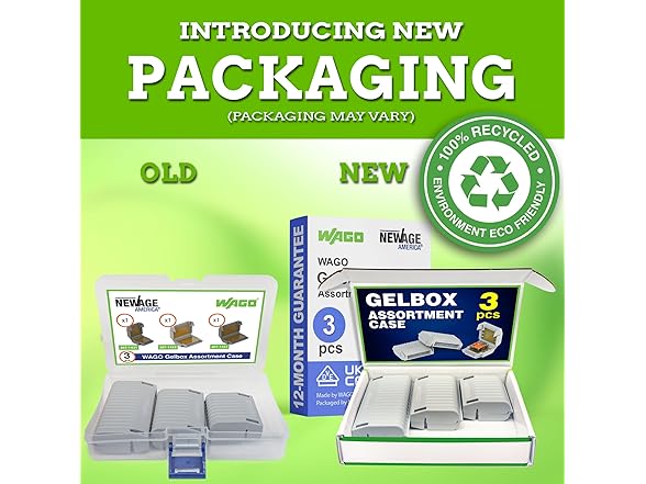 New Age America  WAGO 3pc Gelbox