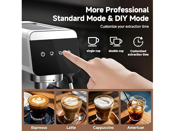 AMZCHEF Espresso Coffee Machine