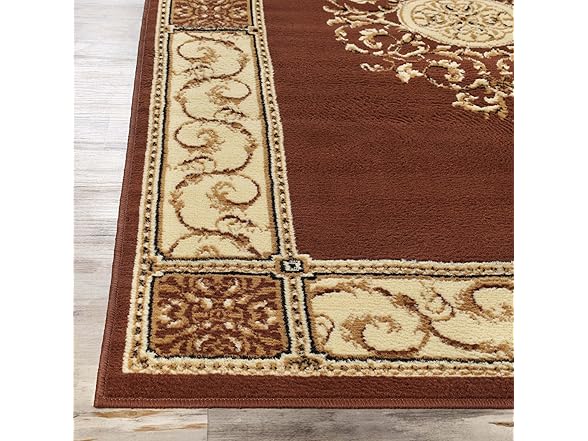 Superior Indoor 2' 7" x 6', Toffee Area Rug