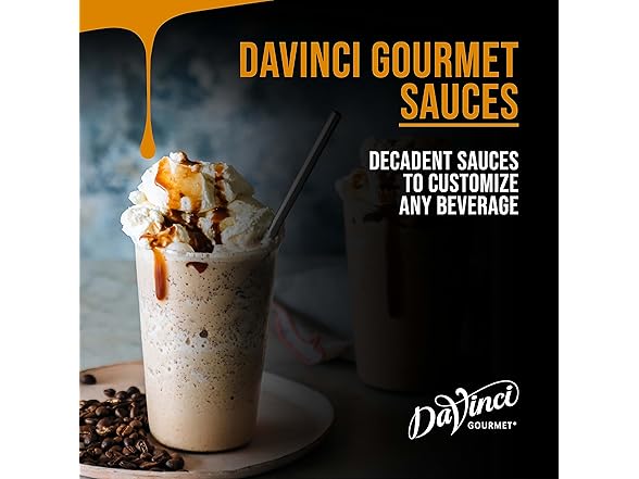 DaVinci Gourmet Chocolate Sauce, 128 oz.