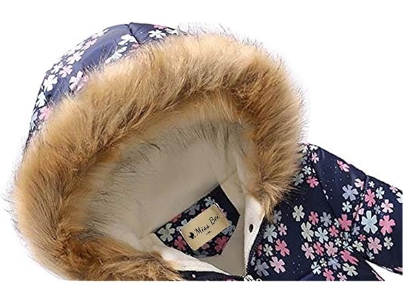 Miss Bei (6-7 Years) Kids Coat Purplish Blue Snow