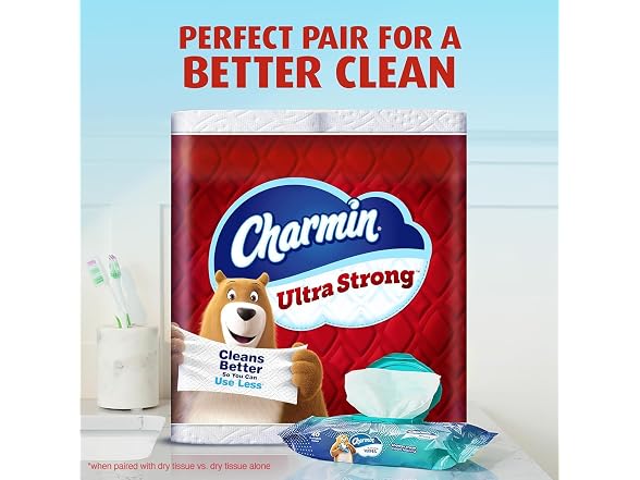 Charmin Ultra Strong Clean Touch 2 Ply Toilet