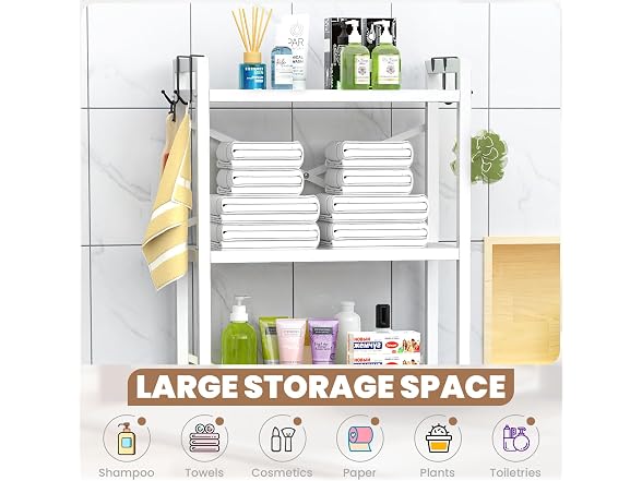 ZZL BC1205826017770 Over The Toilet Storage Rack
