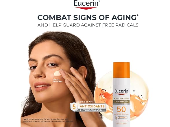 Eucerin Sun Age Defense Sunscreen SPF50 2.5oz