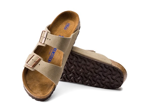 Birkenstock Unisex Arizona Soft Foot Bed Suede Leather Sandals