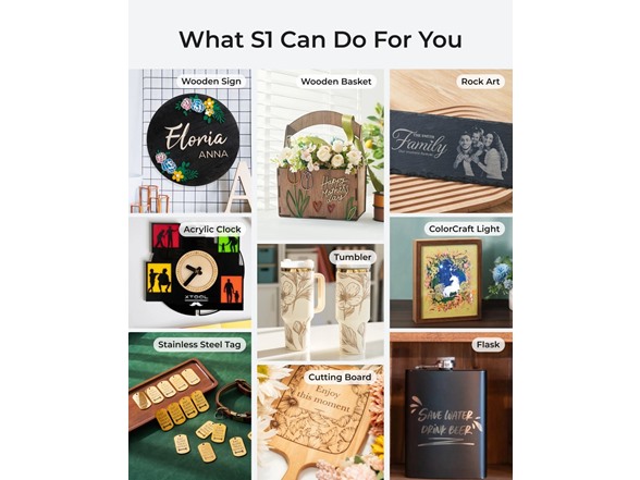 xTool RP1030567 S1 20W Laser Engraver Basic Bundle