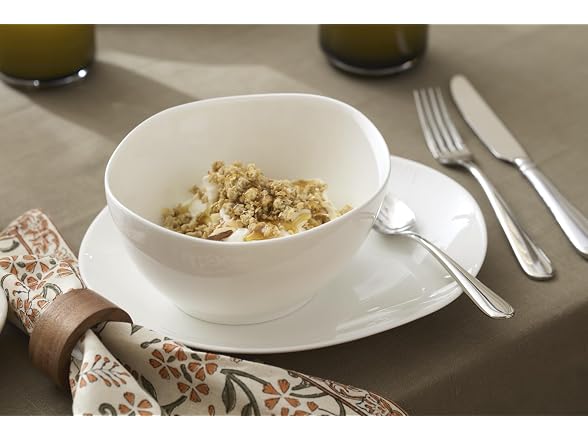 Lenox Studio 1414 Curve Bone China 16-Piece Dinnerware Set