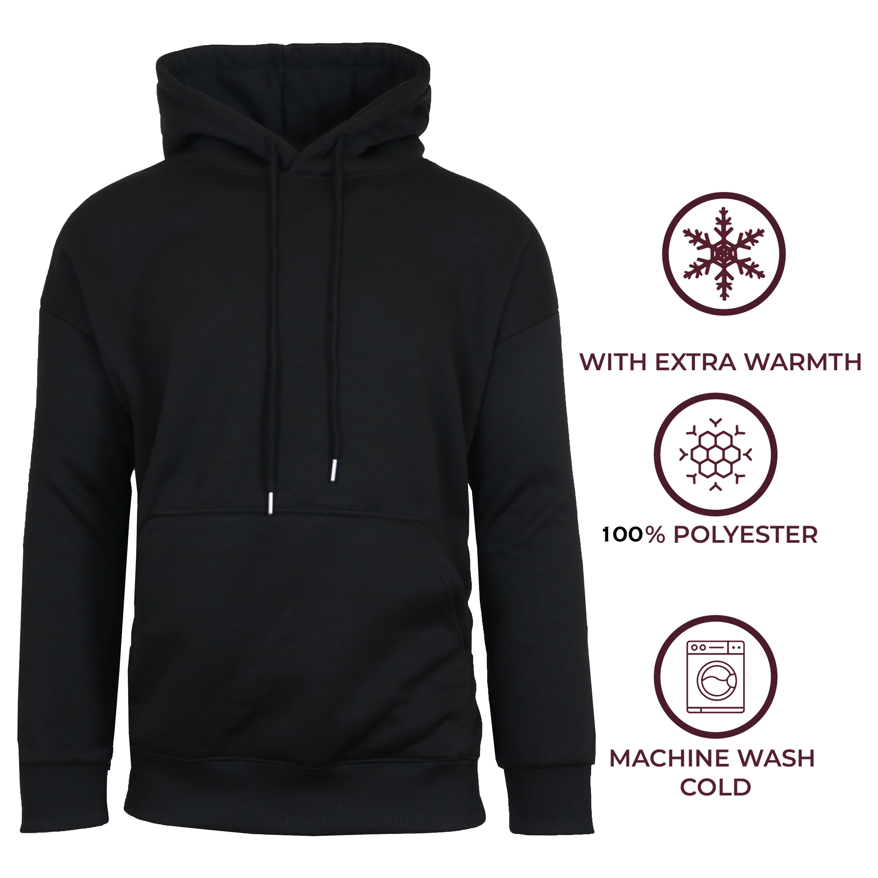 3-Pack Men's Sherpa-Lined Hoodie (S-2XL) - Gallery 9