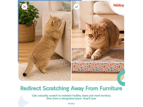 Nuby Pets Scratch & Bat Cat Scratcher