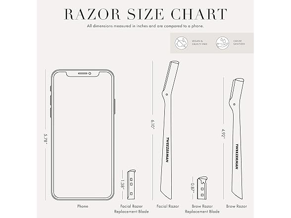 Tweezerman Eyebrow Razor and Mini Tweezer Set