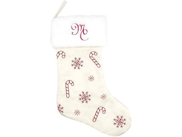 Mariah Carey Satin Embroidered Stocking