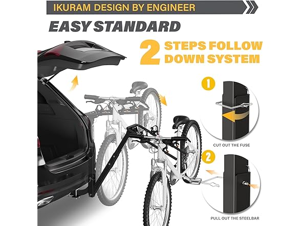 2 Bike Rack Bicycle Carrier Rack