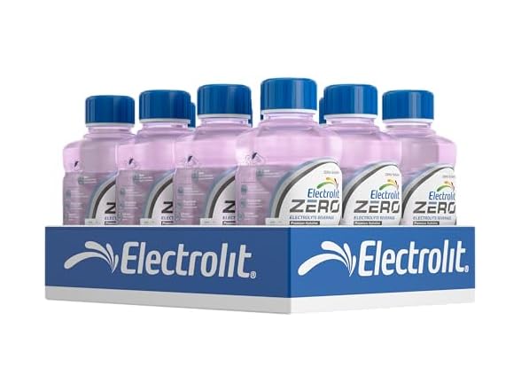 12PK Electrolit Zero, Electrolyte Beverage, Berry Blast
