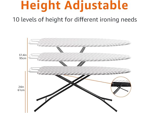 Amazon Basics Adjustable Full-Size Ironing Board
