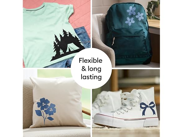 Cricut Iron-On Patch, Denim Blue Tones