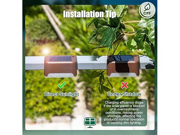 (16 Pack) SOLPEX Solar Deck Lights