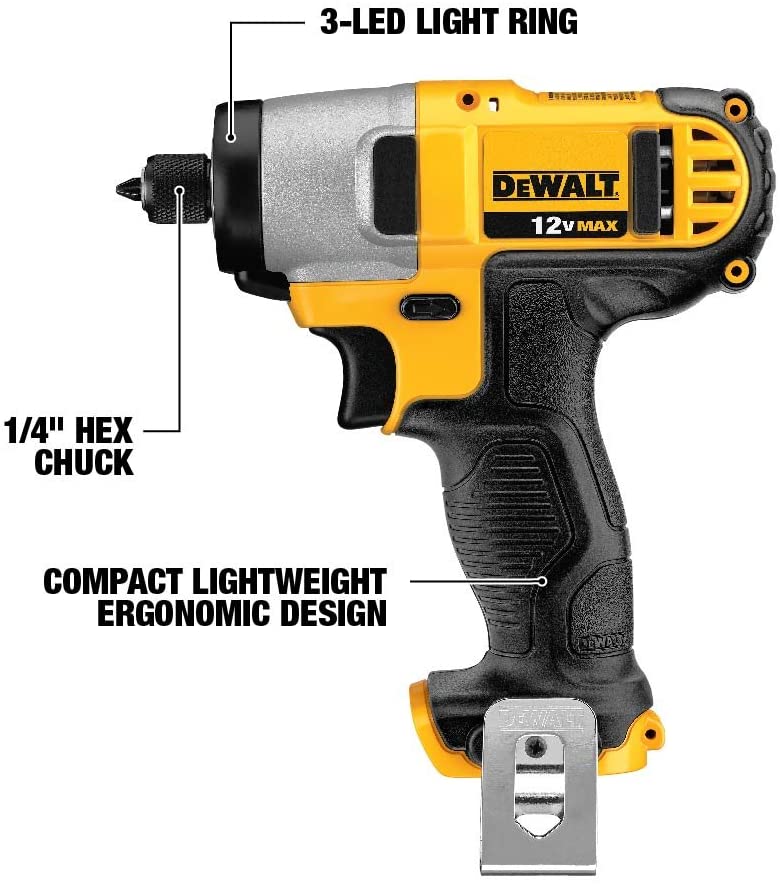 DeWALT 12V Impact Driver and Drill Combo Kit - Gallery 13