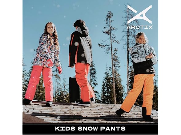 Arctix Kids Snow Pants Reinforced Knees (XL)