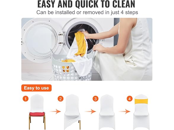 Stretch Spandex Folding Chair Covers