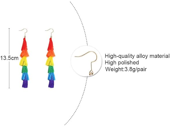 Taichell Pride Earrings Rainbow