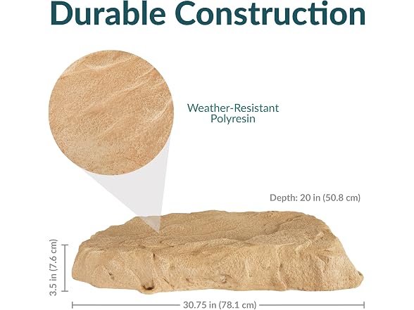 Sunnydaze 3.5" H Landscape Cover