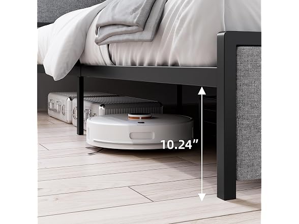 GAOMON Queen Size Bed Frame with 2 Storage Drawers