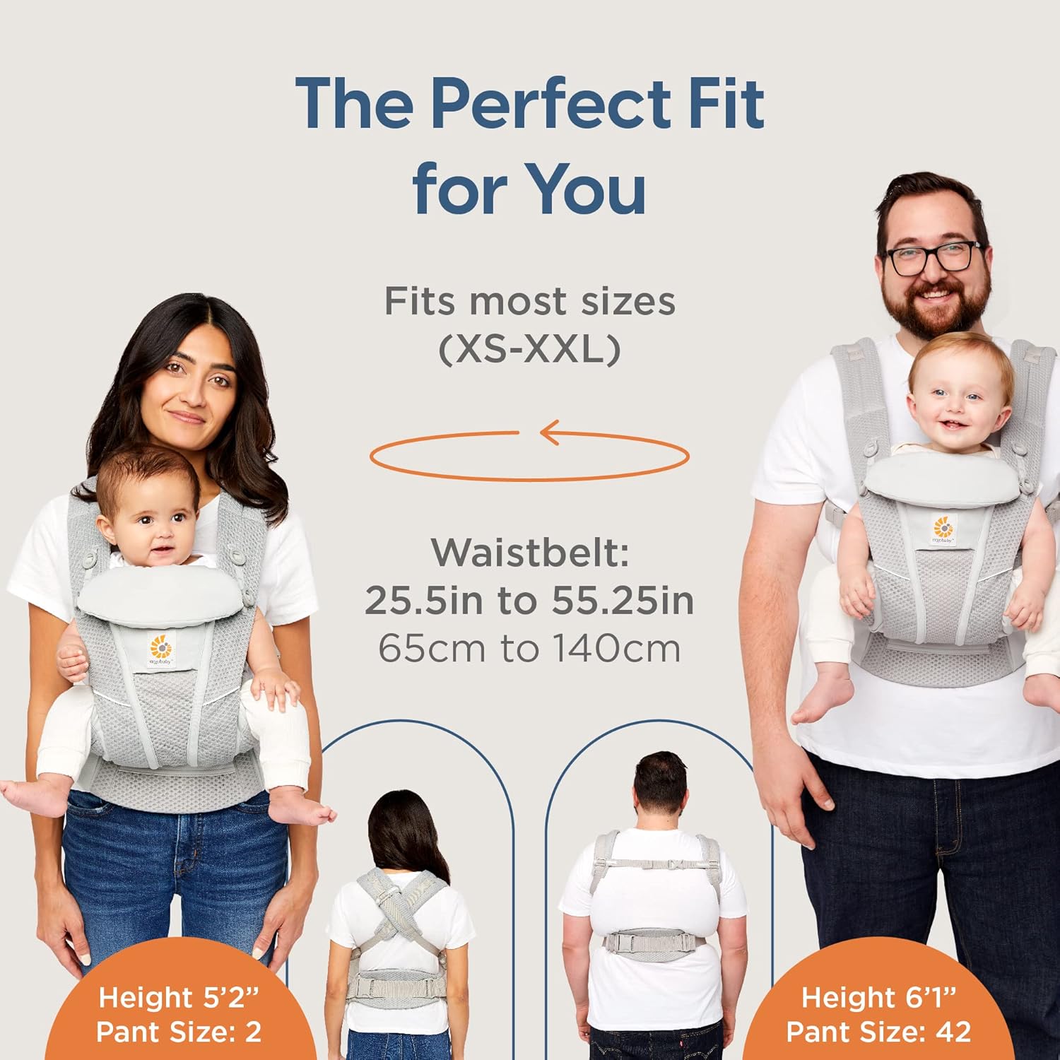 All Carry Positions Breathable Mesh Baby Carrier (Open Box) - Gallery 12