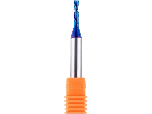 BITITZ 2Pcs Solid Carbide Spiral Down Cut Rout