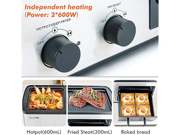 wOod-it 4-in-1 Hot Pot w/Grill (Open Box)
