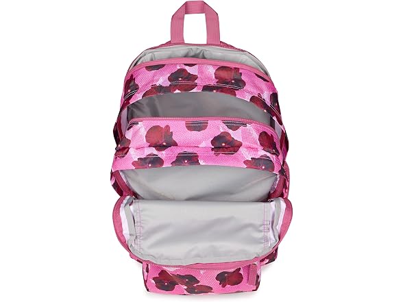 JanSport 34L Big Backpack Pop Art Pansies 