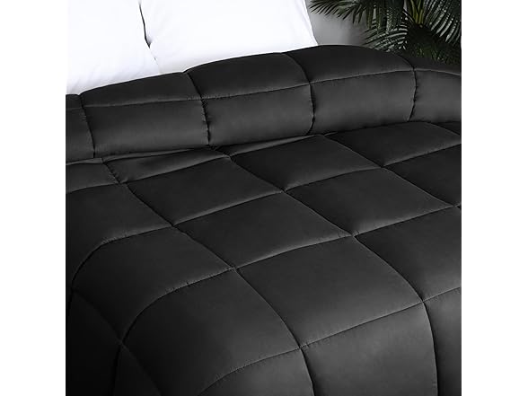 Superior Brushed Solid Reversible Down Alternative Comforter