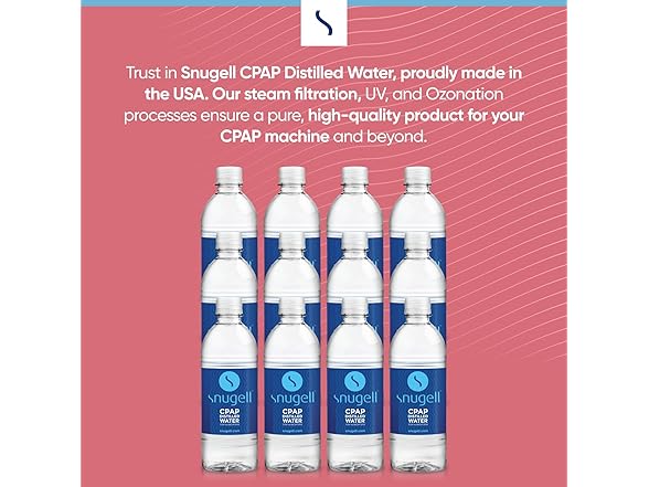 Snugell Snugell CPAP Water12pk 16.9oz