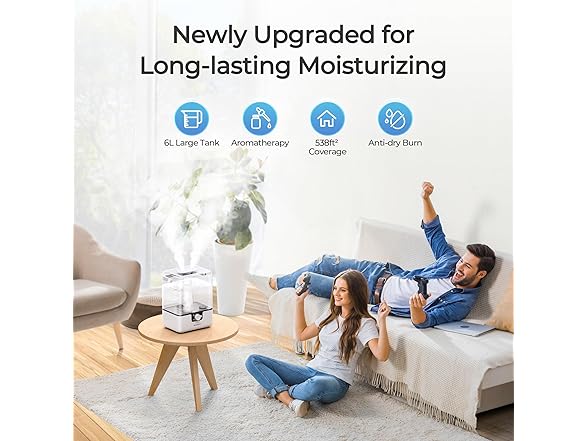 CHIVALZ CHIVALZ Humidifier for Bedroom